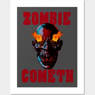 Halloween Zombie Cometh Posters and Art